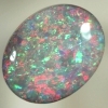 SOLID SEMI BLACK OPAL Bright red - turquoise Floral Harlequin pattern. 